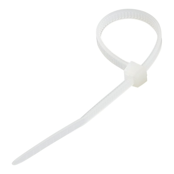 Nippusiteet 100x2,5mm 100 kpl valkoinen