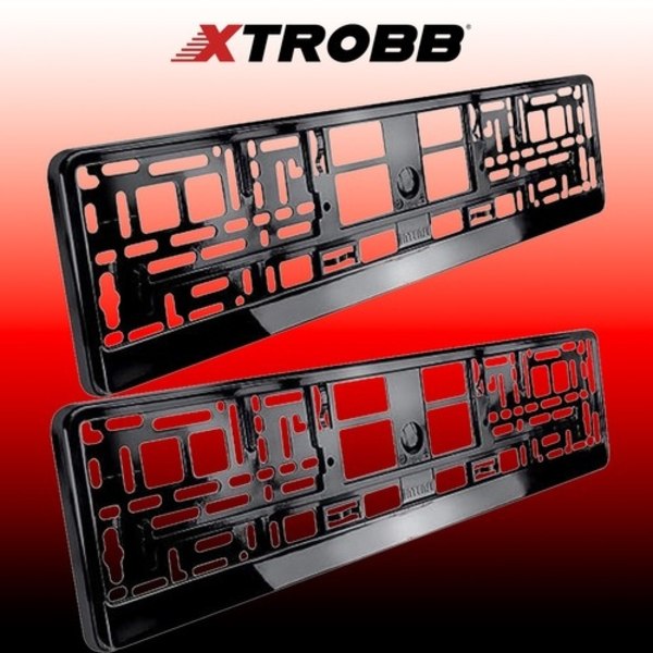 Nummerskylt ram 2 st. Xtrobb 22028