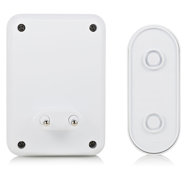 Trådlös dörrklocka med tygfront Plug-in 230V