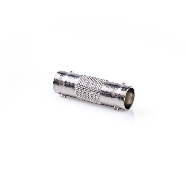 BNC-adapter | BNC Hun | BNC Hun | Nikkelplateret | 50 Ohm | Lige | Metal | Sølv | 10 stk. | Konvolut