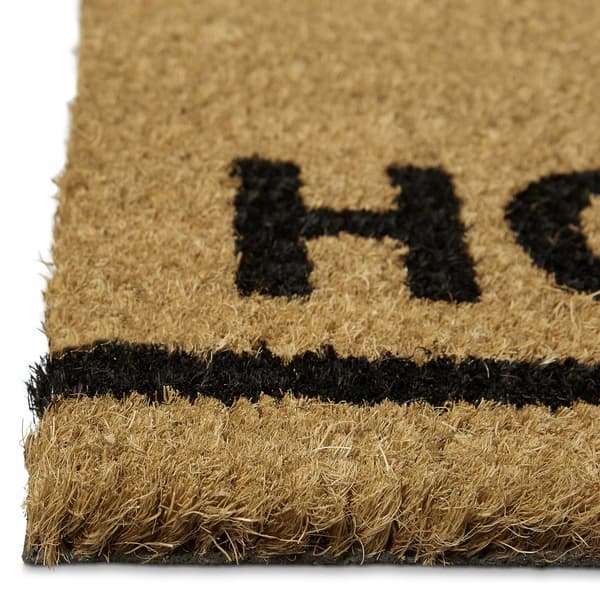 Dørmåtte kokosfiber lang "Hjem er ..."