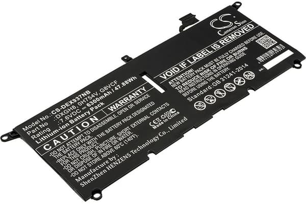 Batteri til Dell XPS 13 2018 osv
