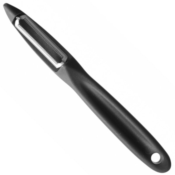 Skræller, universal takket skræller, lang. 175 mm - sort