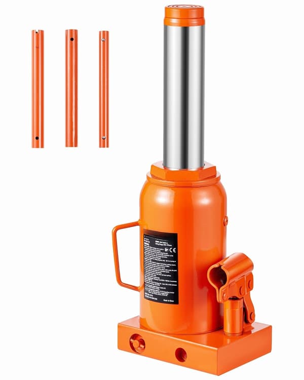 Hydraulisk flaskdomkraft, 30 ton, lyfthöjd 28–46 cm