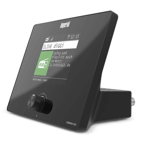 Kompakti hybridiradio, jossa Bluetooth, DAB+, FM ja internet