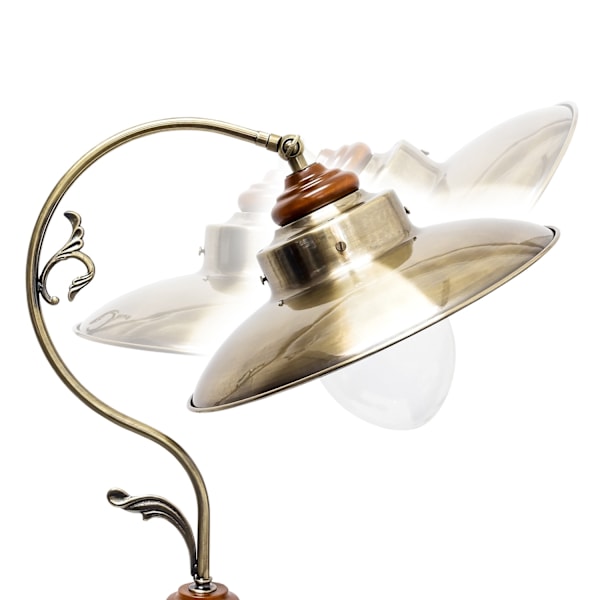 Gulvlampe Art Nouveau Design Messing