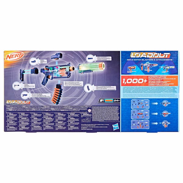 Nerf Loadout Cyberlight Ghost Blaster med LED-lys