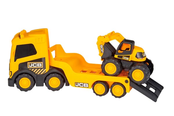 JCB-kuljetussetti kaivinkoneella, 36 cm lelu