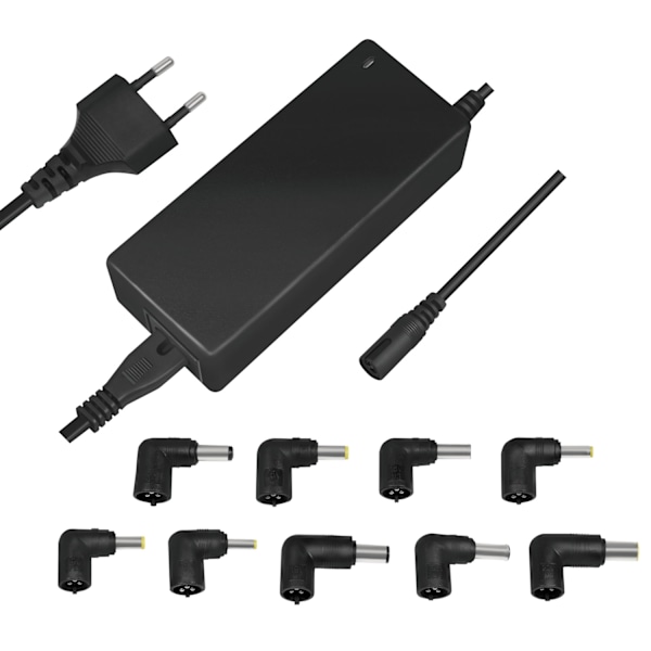 Laptop strømadapter 90W Sort