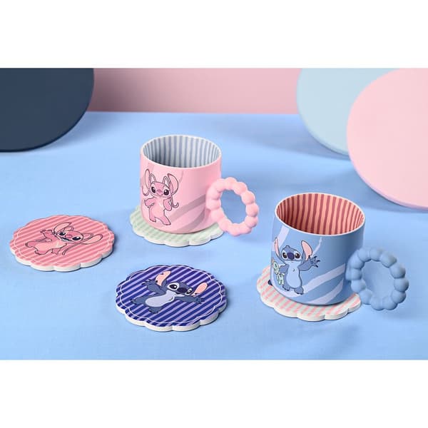 Disney Stitch set med 4 keramiska underlägg