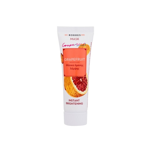 Korres - Grapefruit Instant Brightening Mask - For Women, 18 ml