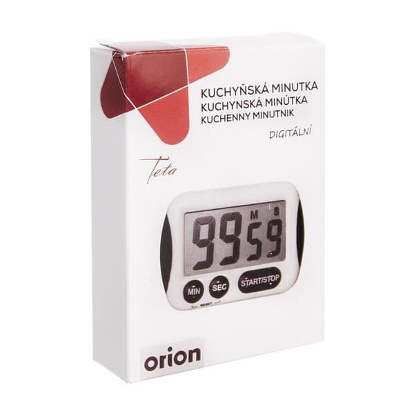 Digital timer med stativ, krog og magnet til madlavning