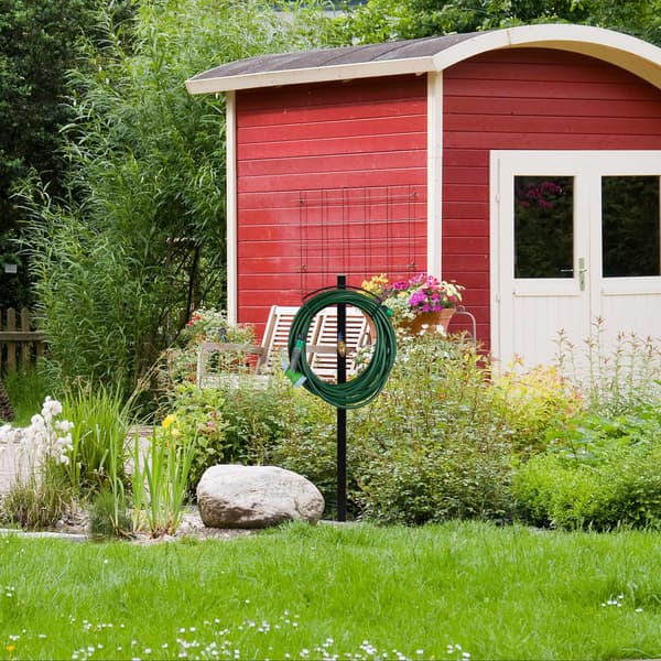 Havehane med slangeholder