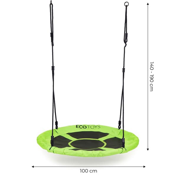 Havegynge, 100 cm, grøn ØKOLEGETØJ