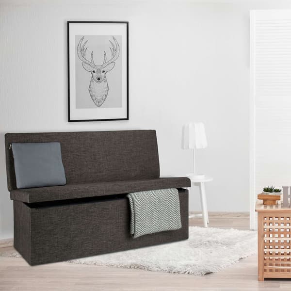 Fällbar pall med ryggstöd XL