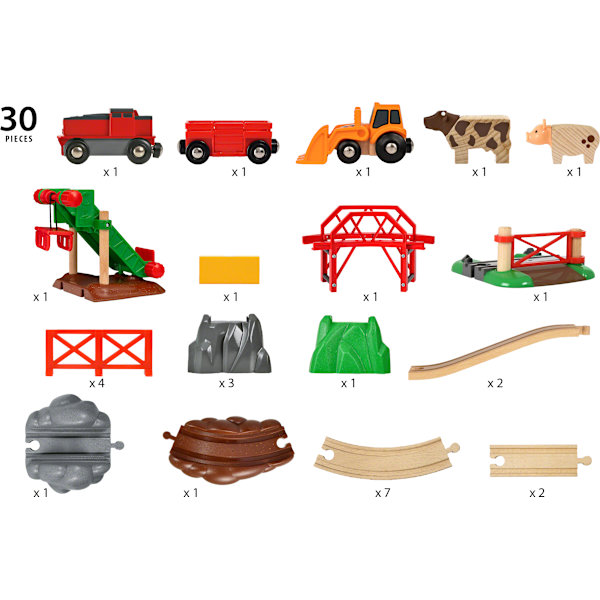 BRIO 33984 Husdyr - banesæt