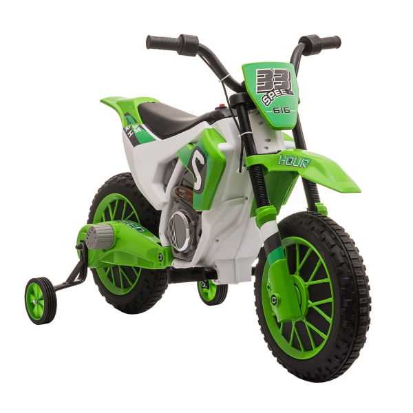 Barns Elektromobil Motorcykel 12V Avtagbara Stödhjul Från 3 År P