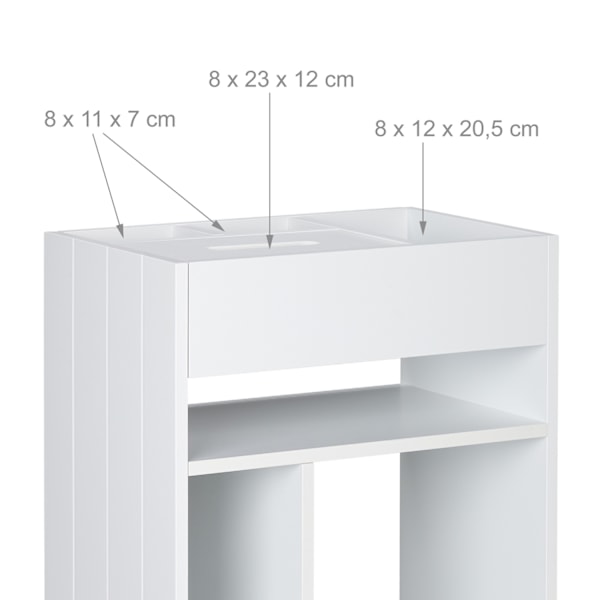 Hyllvagn för kontor, badrum & kök