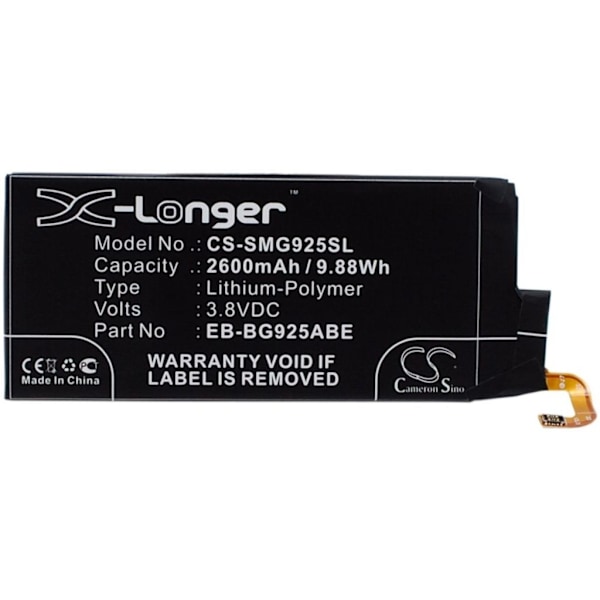 Batteri till Samsung Galaxy S6 Edge mm