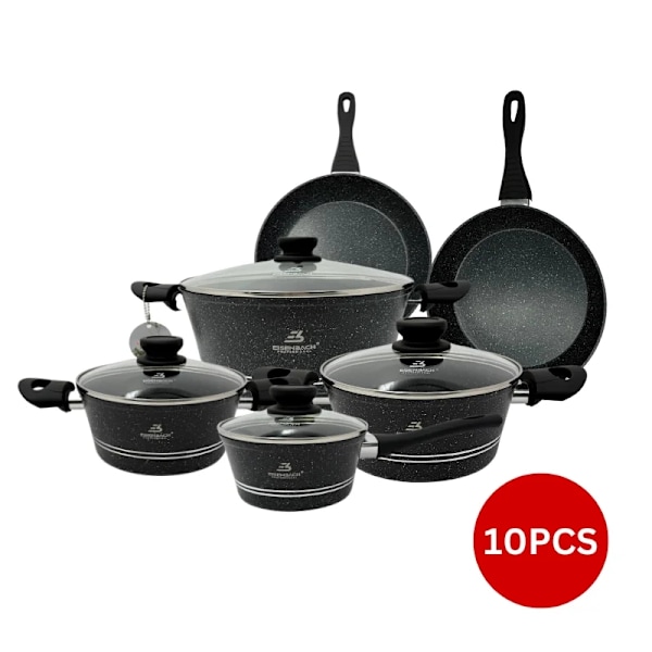 Rosenberg RB-10M2B: 10 kpl marmoripäällysteinen keittoastiasetti