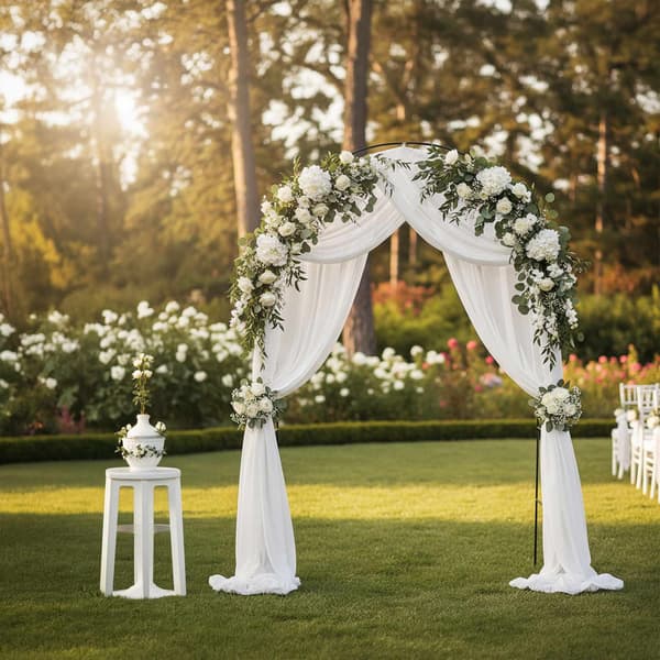 Set med rosbågar i svart metall – 2-pack