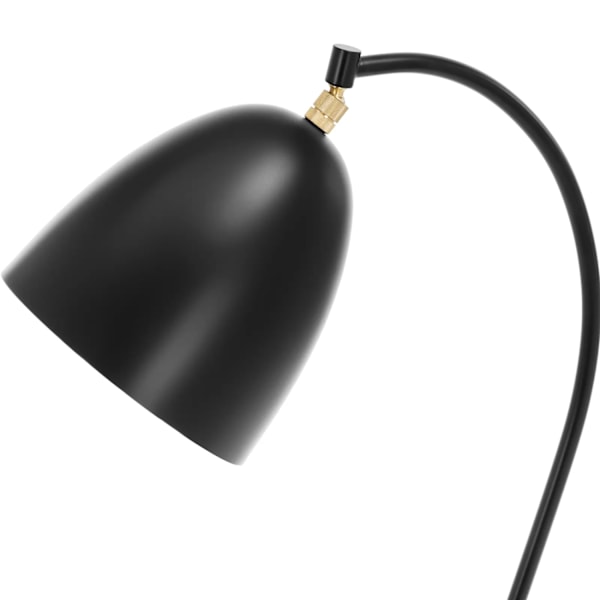 Metalgulvlampe med justerbar E27 skærm, 125 cm