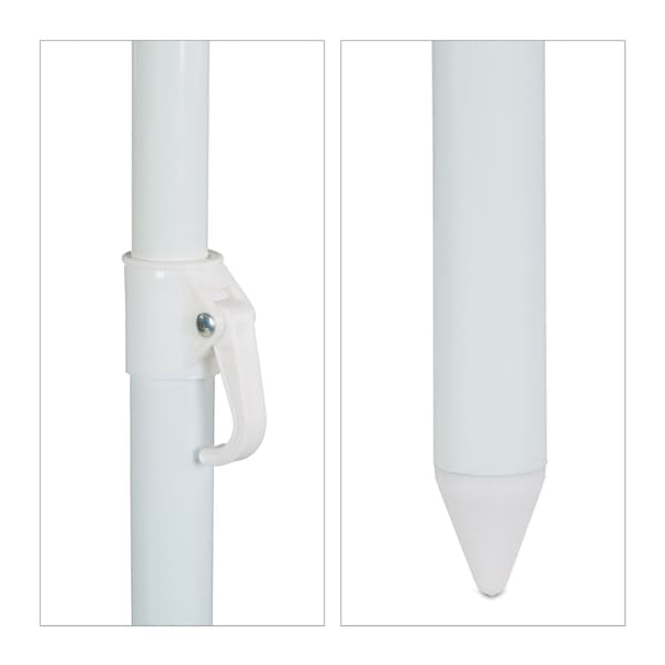 Blått parasoll 160 cm