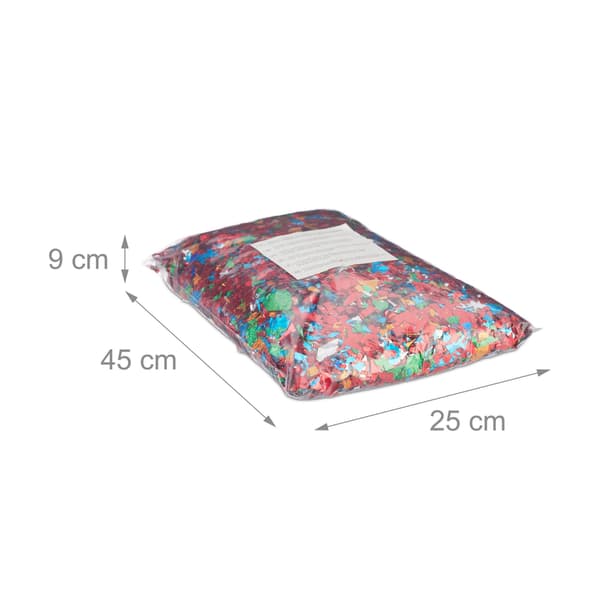 Färgglad konfetti 1 kg