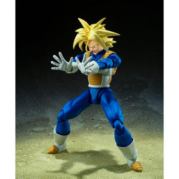 Super Saiyan Trunks S.H. Figuarts figur, 14 cm samleobjekt