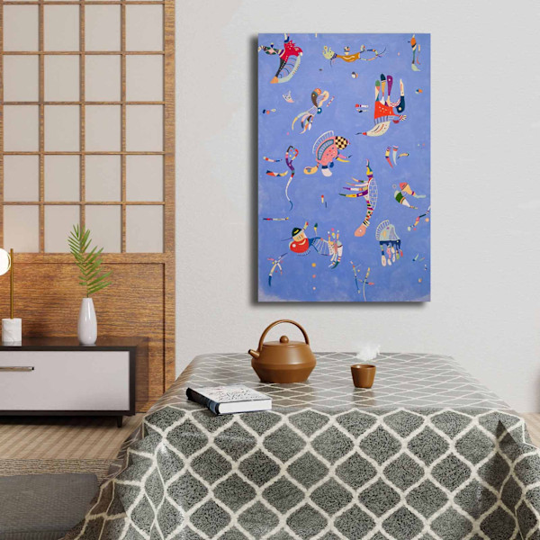 Dekorativt lærredsmaleri 4570KANDINSKY033