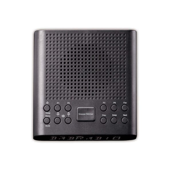DAB+/FM-klockradio med Bluetooth och dimbar LCD-skärm