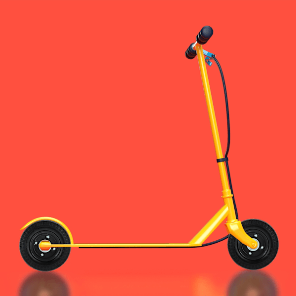 Scooterhjulsæt med 2 hjul