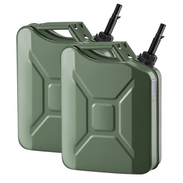 Metal benzindunk 20L, tud, håndtag, 2-pak