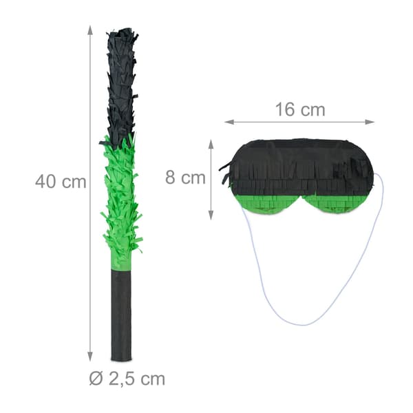Pinata setti kepillä ja naamiolla