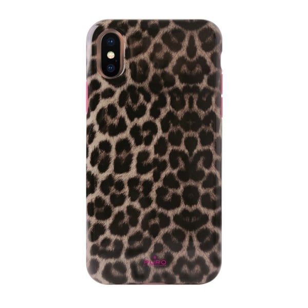 PURO Glam Leopard Cover - Fodral för iPhone Xs / X (Leo 2)