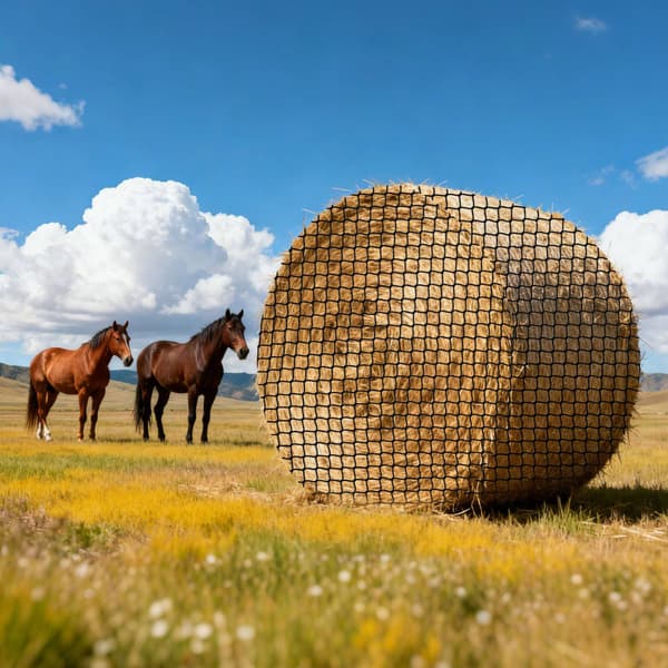 Rundballehønet 1,8 m, 42 mm maske, langsom foder