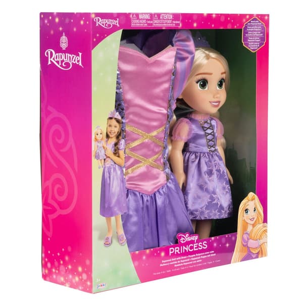Disney Rapunzel docka + kostym 38 cm