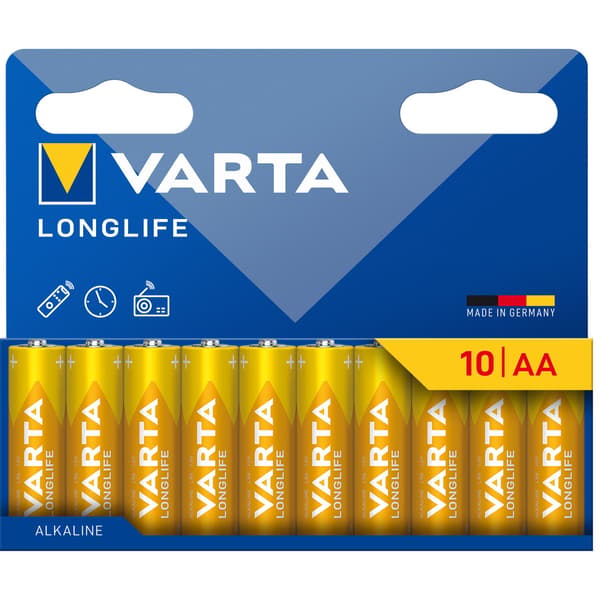 Pitkäikäinen AA / LR06 akku 10 kpl