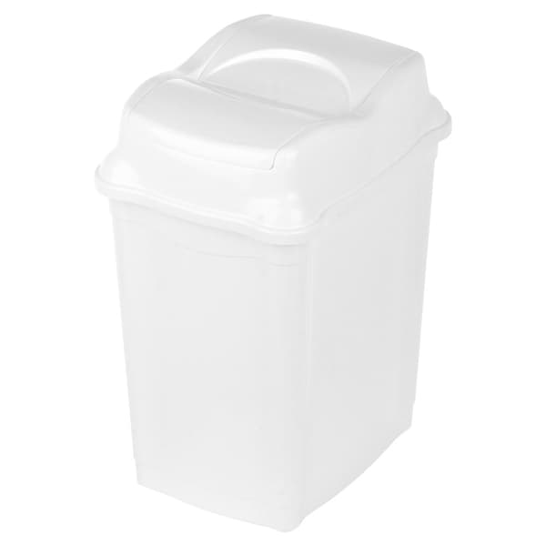 Plastsoptunna vit 16 l