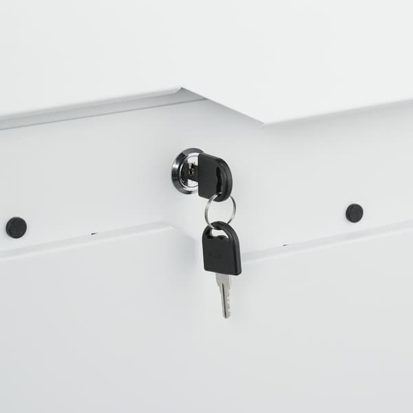 Postkasse med avisholder – Moderne design, sikker lås