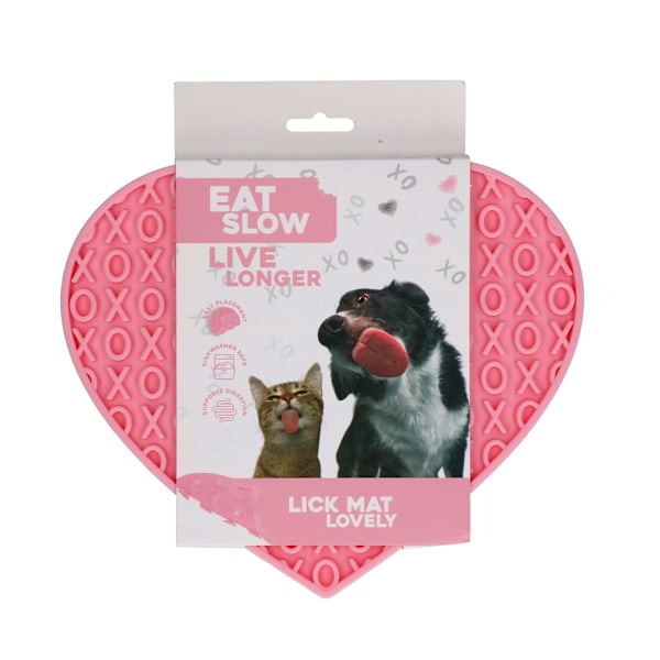 Ät Långsamt Lev Längre Lick Mat Lovely Pink