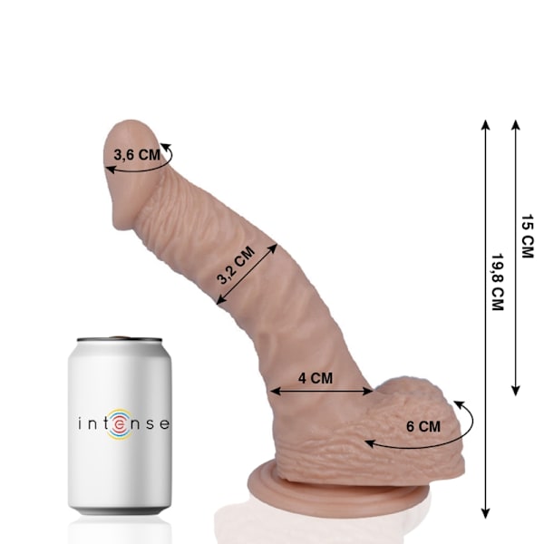 Mr Intense - 18 Realistisk kuk 19,8 Cm -O- 3,2 Cm