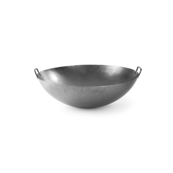 Valssatusta teräksestä valmistettu WOK-paistinpannu. 700mm - Hendi 626504