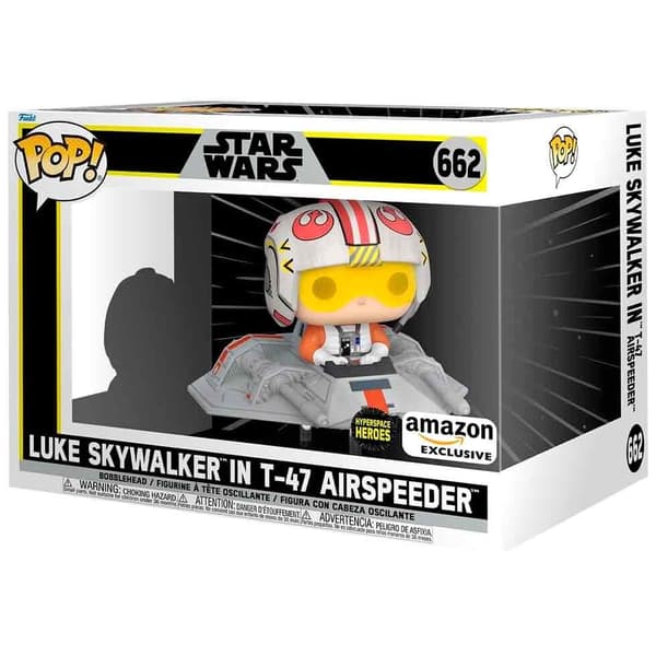 Luke Skywalker T-47 Airspeeder Figur - Eksklusivt samleobjekt