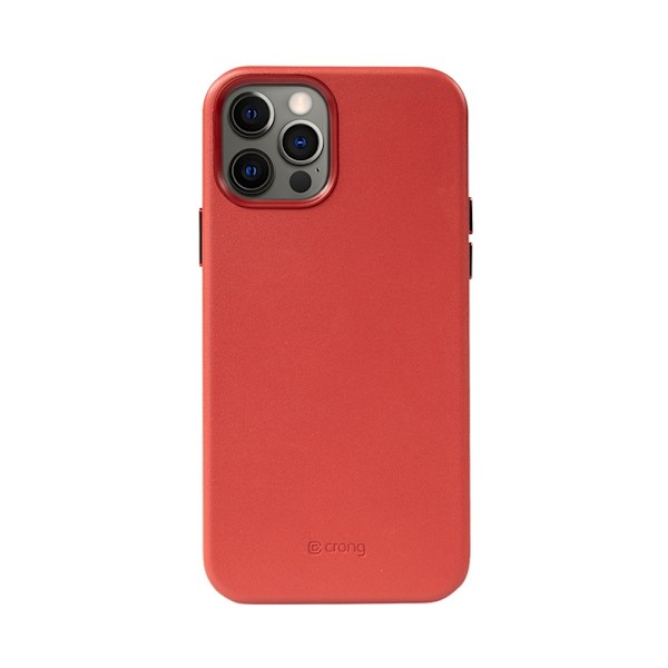 Crong Essential Cover Magnetic - Nahkakotelo iPhone 12 Pro Max M