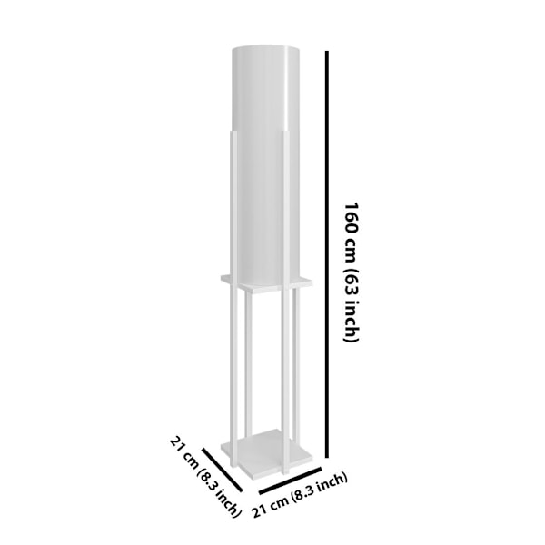 Gulvlampe Dor - Hvid