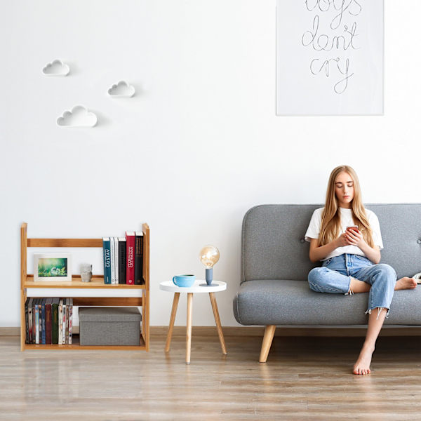 DIY stabelbar hylde i bambus