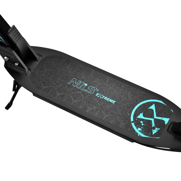 Turkis kick-scooter, justerbar højde, foldbart design