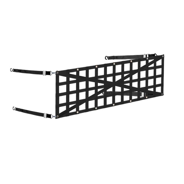 Bagklapnet 54 x 18 tommer, 4 justerbare stropper