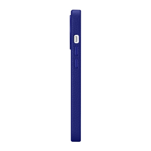iPhone 14 Pro Max magneettinen nahkakotelo MagSafe Litchi Premium -nahkakotelolla, tummansininen